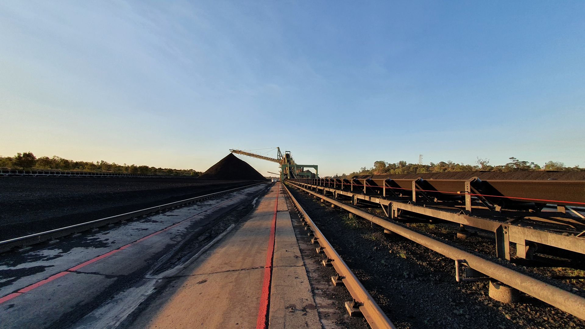 Coal stockpile
