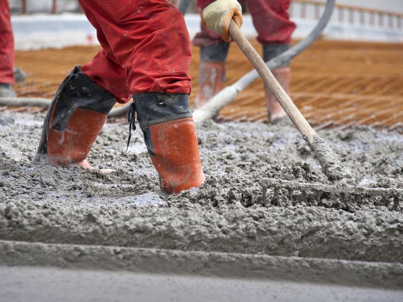 Concrete pour